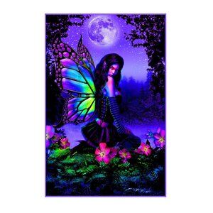 Fairy Garden - Non Flocked Blacklight Poster 170